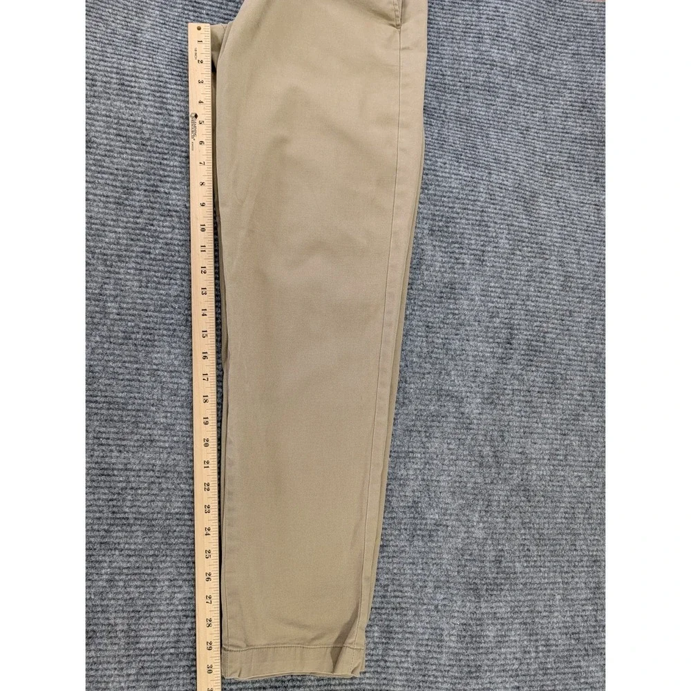 Banana Republic Mason Chino Pants Mens 35x34 Khaki Athletic Fit Stretch Tapered